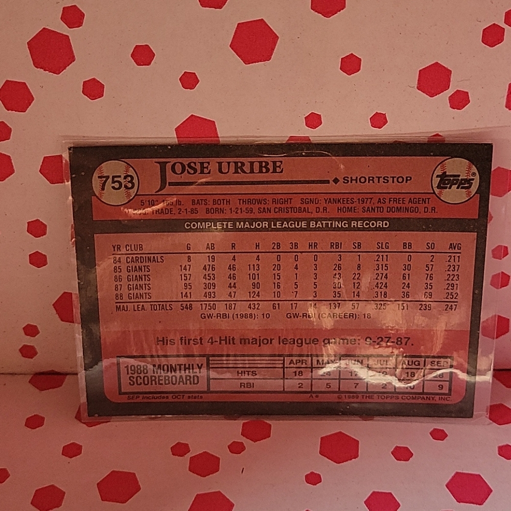 Baseball Card - Picture 2 of 2